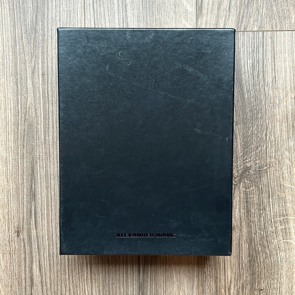 New! Alexander Wang Lys High-Cut Pointed-Toe Black Leather Bootie | 37 - Picture 8 of 12